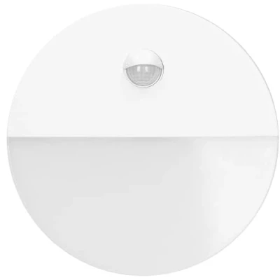Immagine di Adviti HALIT LED Lampada Esterno Sensore Movimento 140 gradi 10W 600lm IP65 4000K IK10 Bianco