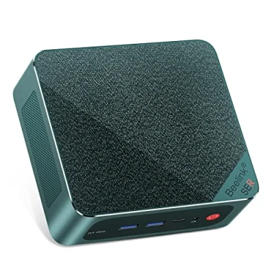 Immagine di Beelink Mini PC,AMD Ryzen 7 7735HS up to 4.7GHz, Gaming Computer 32GB DDR5 RAM 500GB M.2 NVME SSD Desktop PC 4K@60Hz Triple Display [SER6 PRO 32 500]