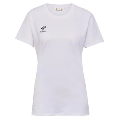 Immagine di hummel Go 2.0 Maglietta Sportiva da Donna, a Maniche Corte, per Sport, Fitness e Tempo Libero, Basic in 100% Cotone Biologico, Materiale Elastico, Scollo Rotondo