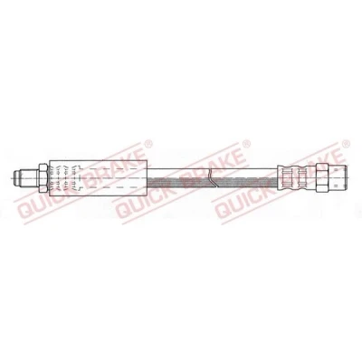 Immagine di QUICK BRAKE 32.315 Tubi Freno 218mm M10x1 con filettatura interna, esterna AUDI: A6 C4 Avant, 100 A4 B5 Avant