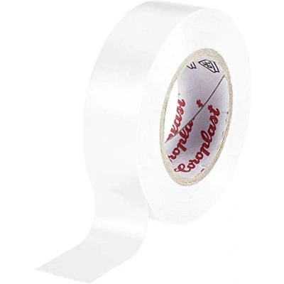 Immagine di Coroplast 302 10 19WH Nastro isolante Bianco (L x L) m 19 mm 1 pz.