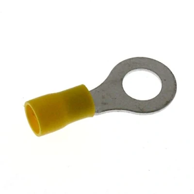 Immagine di SeKi 14025 Terminali ad anello isolati, M8, 4,0 6,0 mm, 25 pezzi, colore: Giallo