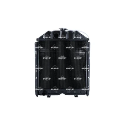 Immagine di NRF 530030 Radiatore motore Rame 445 455 77 con calotta/coperchio Alette di raffreddamento saldate