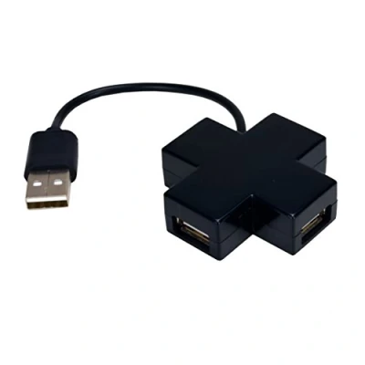 Immagine di M.C.L MCL USB2 MX104/N Hub USB 2.0 a 4 porte, colore: Nero