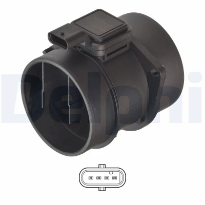 Immagine di DELPHI AF10676 12B1 Debimetro MERCEDES BENZ: Classe C T modell, Sedan, E Coupe