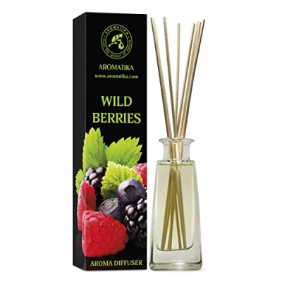 Immagine di Diffusore di Aromi ai Frutti Bosco 100ml a Bastoncini Fragranza Ambiente Deodorante per Ambienti Profumato Idea Regalo Profumo