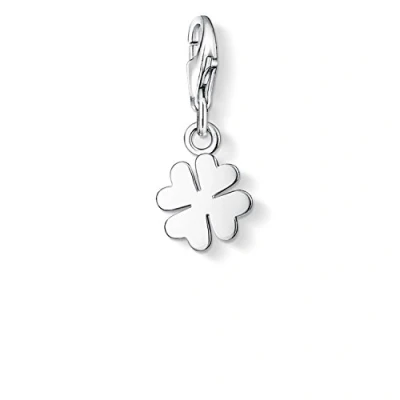 Immagine di Thomas Sabo Charm Club Trifoglio Pendente da Donna in Argento Sterling 925 0050 001 12