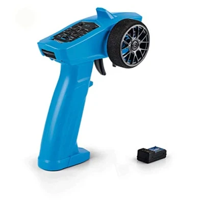 Immagine di Carson 500500100 Reflex Wheel Start 2.4G Radio, Modellismo, Accessori, Telecomando, Ricevitore, 3 Canali, Tamiya Kit Compatibile, Singolo, Colore Blu,