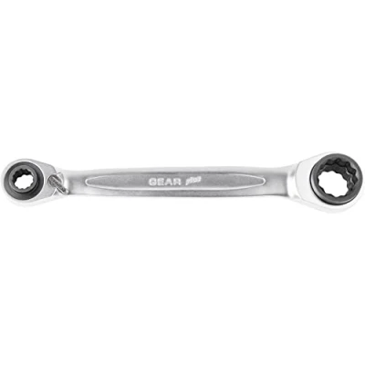 Immagine di KS Tools 503.4657 Chiave a cricco doppia poligonale reversibile 4in1 GEAR 14x17 18x19mm