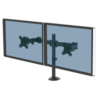 Immagine di Fellowes 850601 Braccio monitor doppio Reflex Series, regolabile, nero