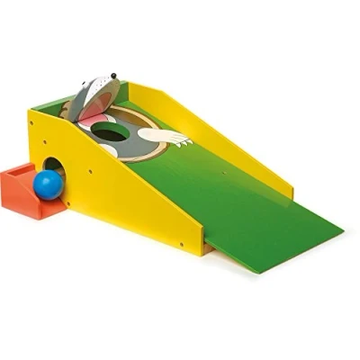 Immagine di Legler small foot 8177 Mini golf molehill in legno colorato, con due mazze e quattro palline colorate, dai 5 anni poi