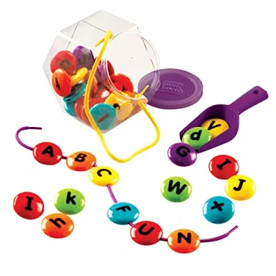 Immagine di Learning Resources Confetti da infilare con alfabeto Smart Snacks