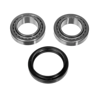 Immagine di MEYLE 714 650 0010 Kit Cuscinetto ruota Assale anteriore bilaterale con accessori ORIGINAL Quality 60 a rulli conici
