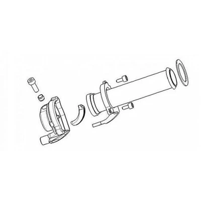 Immagine di DOMINO Comando gas Beverly 125 150 Throttle handle suitable for