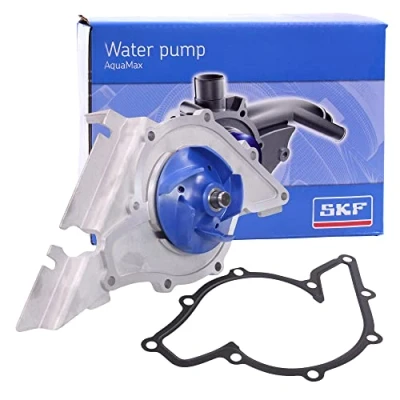 Immagine di SKF VKPC 81802 Pompa acqua con guarnizioni Plastica per trasmissione cinghia Poly V AUDI: A4 B6 Avant, B5 Sedan, A6 C5 Avant