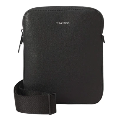 Immagine di Calvin Klein MUST Flatpack Borsa a tracolla, Uomo, Taglia: One Size, Black caviar