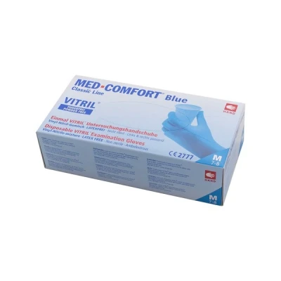 Immagine di L+D 14683 M 100 pz. Nitrile, Vinile Guanto monouso Taglia (Guanti): 8,