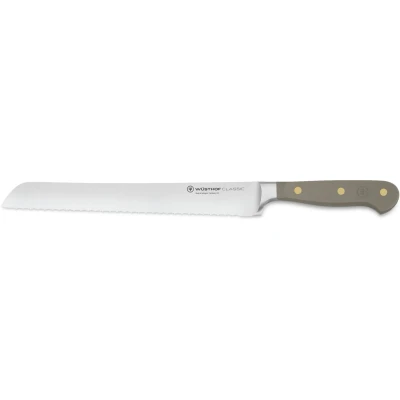 Immagine di WÜSTHOF Classic Coltello pane con doppia lama seghettata di precisione 23 cm, Velvet Oyster (grigio)