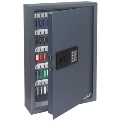 Immagine di HMF 2100 11 Cassaforte a Chiave con Serratura Elettronica 108 Ganci 66,5 x 43 13 cm Antracite