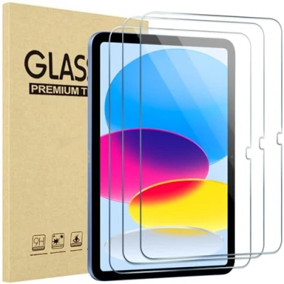 Immagine di ProCase Pellicola iPad 10 Generazione Vetro 10,9 Pollici Temperato Protettiva per 2022 A2696 A2757 A2777 3 Pezzi