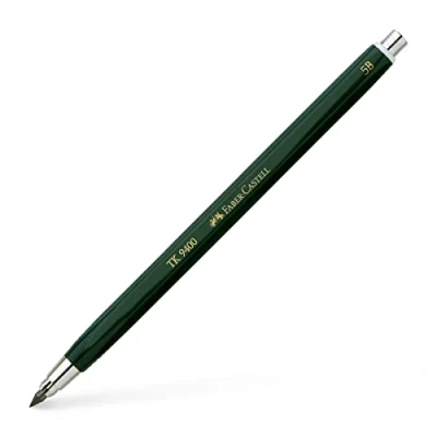 Immagine di Faber Castell 139405 Matita a scatto TK 9400, spessore mina: 3,15 mm, durezza: 5B, colore fusto: verde