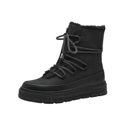 Immagine di MARCO TOZZI Stivaletti da Donna con Lacci 2 26295 43, Stivali alla Moda, Pettine Nero, 40 EU
