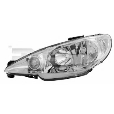 Immagine di TYC 20 6156 35 2 Fari Sx H7/H7 per veicolo circolazione Dx con motore elettrico PEUGEOT: 206 Hatchback, SW