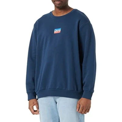 Immagine di Levi&#039;s Standard Graphic CREW Felpa, Uomo, Taglia: Large, Dress blues