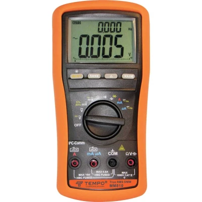 Immagine di Tempo Communications MM810 Multimetro portatile digitale CAT IV 1000 V Display (Counts): 9999