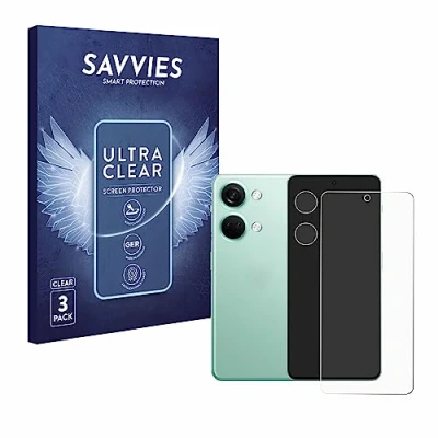 Immagine di savvies (6 Pezzi Pellicola Protettiva per OnePlus Nord 3 5G (Fronte+Fotocamera) Protezione Schermo Trasparente