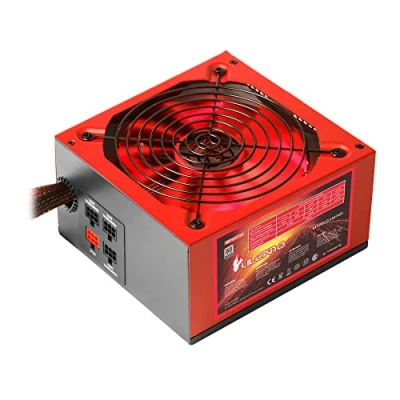 Immagine di Mars Gaming MPVU750 Alimentatore da gioco per PC 750 W, 80 plus argento, PFC attivo, modulare, 10 sistemi di protezione, illuminazione a LED, ventola 14 cm, colore rosso