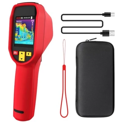 Immagine di BSIDE Termocamera Portatile 240x240 Risoluzione Infrarossi 25Hz 20 a 550℃ Telecamera Termica Ricaricabile con 15 Palette Colori per Perdite Acqua HVAC Elettronica Edilizia Automotive