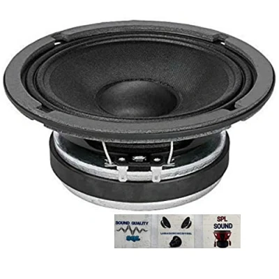 Immagine di 1 WOOFER FAITAL PRO 6FE200 6 FE 200 altoparlante diffusore da 16,5 cm 165 mm 6,5&quot; di diametro 130 watt rms e 260 max impedenza 8 ohm per casa sensibilità 95 db, pezzo + 3 adesivi omaggio