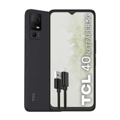Immagine di TCL 40NXTPAPER 5G Smartphone 5G, Display 6.6&quot; HD+90 Hz, 256 GB, 12 GB RAM (6GB+6GB expansion) Tripla Camera da 50 MP, Android 13, Batteria 5010 mAh, Starlight Black, USB Type C Aggiuntivo