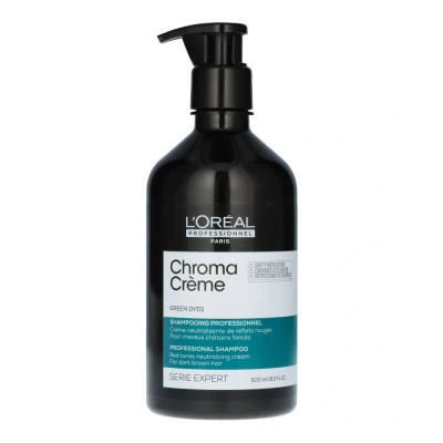 Immagine di L&#039;Oréal Professionnel Serie Expert Chroma Crème Green Dyes Shampoo d&#039;argento 500 ml