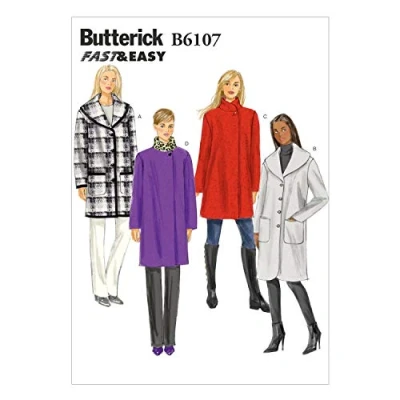 Immagine di Butterick Modelli 6107 ed Extra Piccole Dimensioni 4 6/8 10/14 I Piccoli di da Cucire e Le Istruzioni per Riscaldare a 12
