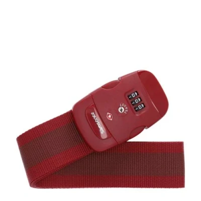 Immagine di Samsonite Global Travel Accessories Luggage Cinghia per Valigie con Chiusura a Combinazione 3 Cifre Funzione TSA, 190 centimeters, Rosso (Red)