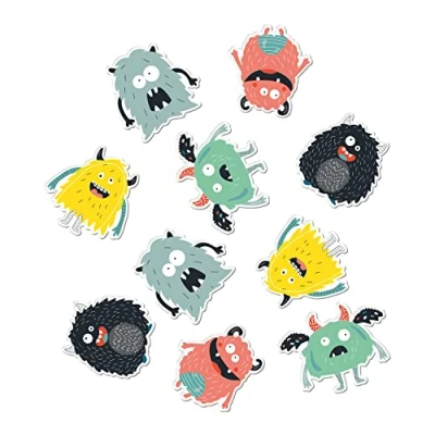 Immagine di Folat Coriandoli da tavola XL Monster Bash 45 pezzi, Multicolore, 68324