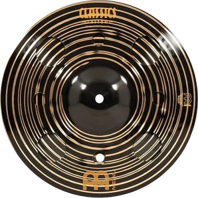 Immagine di Meinl Cymbals Classics Custom Dark Piatto Trash Stack 12 pollici (30,48cm) per Batteria Bronzo B12, Finitura Scura, Prodotto in Germania (CC 12DASTK)