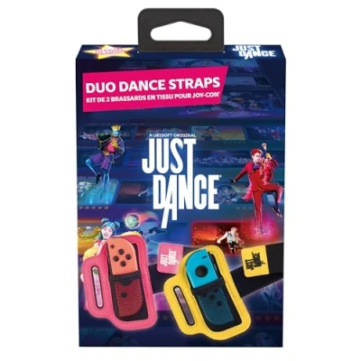 Immagine di Subsonic Dance strap 2 Just 2023 confezioni di bracciali per controller JoyCon, polsino elastico regolabile con slot JoyCon Nintendo Switch