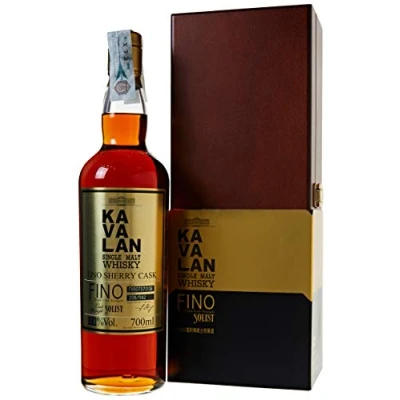 Immagine di Kavalan SOLIST FINO SHERRY CASK Single Malt Whisky 57,8% Vol. 0,7l in Holzkiste