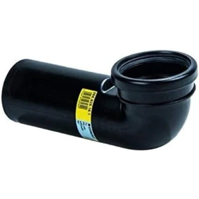 Immagine di Geberit Gomito di scarico 90 PE per WC sospeso, con estensione: D mm D1 = mm, 366.925.16.1)