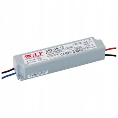 Immagine di Alimentatore di rete GPL Voltaggio corrente continua impermeabile a LED 12 V, 3 A, 36 W, gpv 35 12)