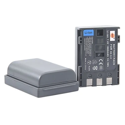 Immagine di DSTE 2x NB 2LH 2L Li ion Batteria per Canon PowerShot G7, G9, S30, S40, S45, S50, S60, S70, S80, DC301, DC310, DC320, DC420, ZR100, ZR200, ZR300, ZR400, ZR500, ZR600, ZR700, ZR800, ZR900