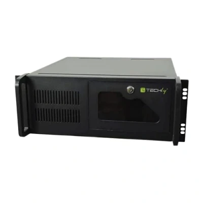 Immagine di Techly 305519 Chassis Industriale per Computer Montaggio a Rack 4U profondità 499mm Nero