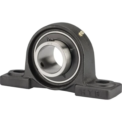 Immagine di HTB UCP 205 Cuscinetto con supporto ritto Ghisa Ø foro 25 mm Distanza tra i fori 105