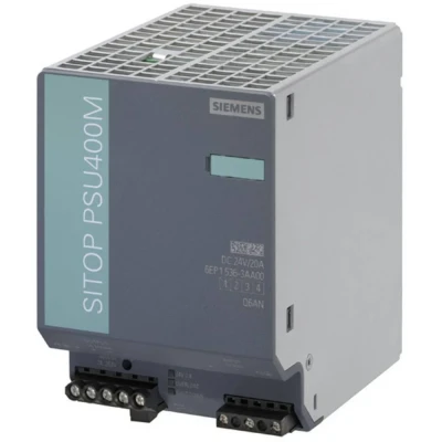 Immagine di Siemens SITOP PSU400M 24 V/20 A Alimentatore per guida DIN V/DC 20 480 W Num. uscite:1 x Contenuto 1 pz.