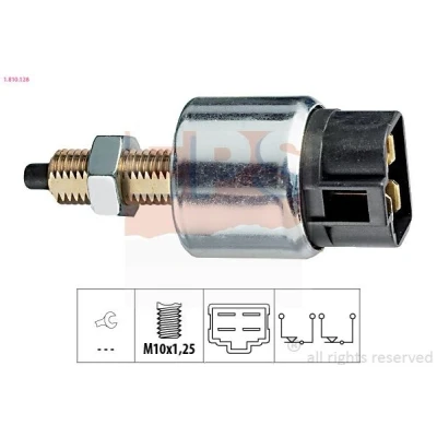 Immagine di EPS 1.810.128 Interruttore luce freno meccanico M10x1,25 Made in Italy OE Equivalent SUZUKI: Jimny SUV, Grand Vitara 1 I SUV Cabrio