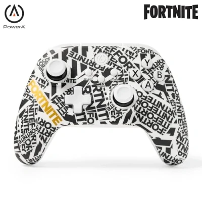 Immagine di controller wireless PowerA OPS v1 per cloud gaming Edizione Fortnite, gamepad, videogiochi cablato, di gioco, funziona con Xbox One e Windows 10/11