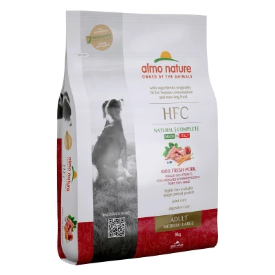 Immagine di almo nature HFC Adult M L Crocchette per Cani di Taglia Media con Pollo Fresco in Origine idoneo al consumo Umano Ora alimento